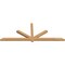 Ekena Millwork Kennewick Timber Gable Bracket, Western Red Cedar, 96"W x 36"H x 3 1/2"D x 3 1/2"F, 9/12 Pitch GBW096X36X0404KEN00SWR - alternate 3